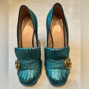 Gucci Marmont size 7.5 heels. Great condition.